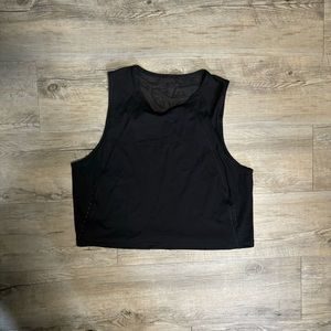 Lululemon Sculpt Tank - Cropped size 10 Black